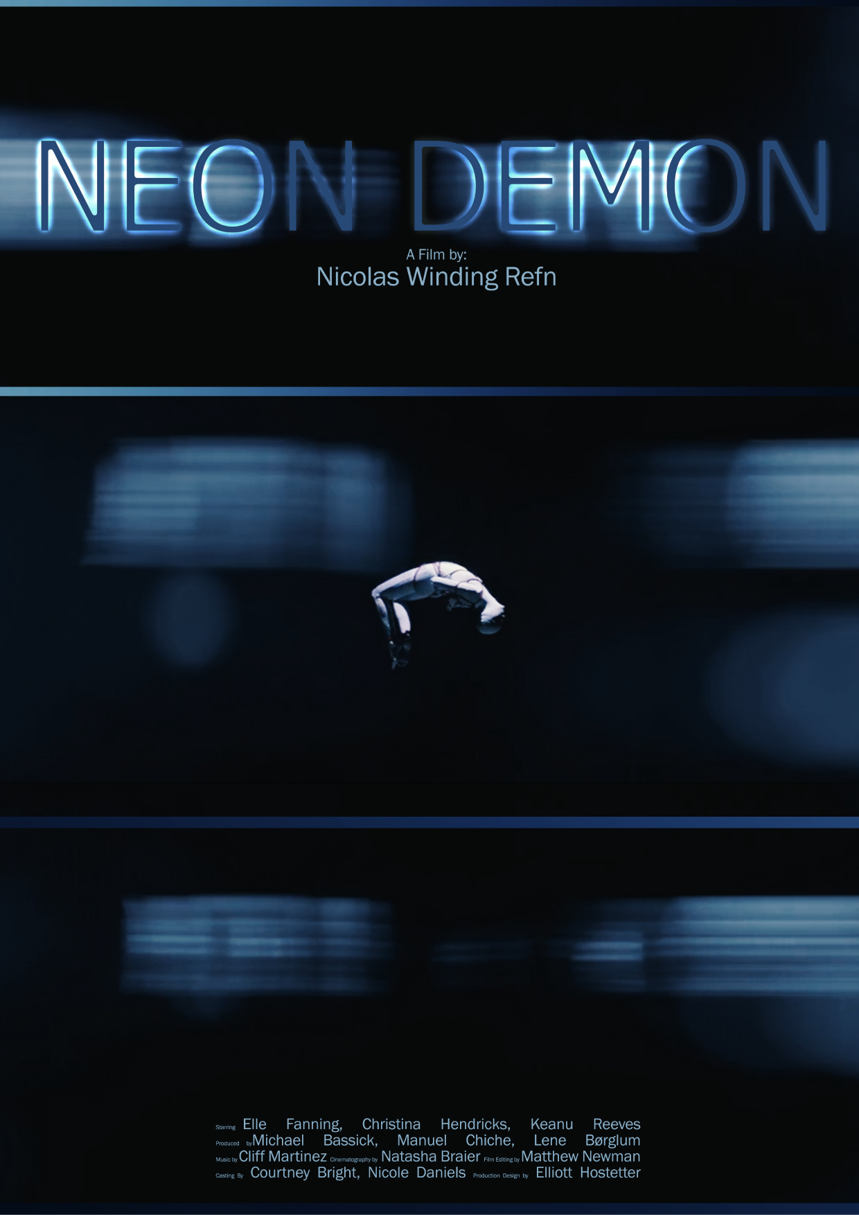 Neon Demon Experimental Film Poster پوستر تجربی فیلم Neon Demon